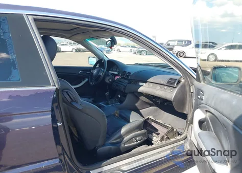 2002 BMW 325Ci z USA, uszkodzony, nr VIN WBABN33472JW53509